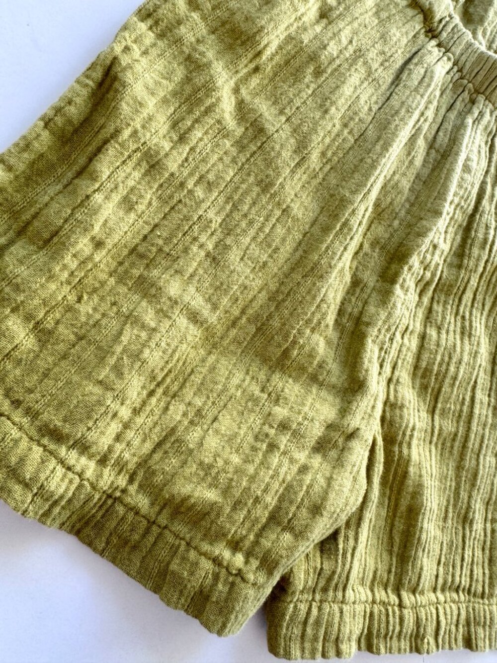 Zara Kids Chartreuse Gauze Romper Sz 3-4 Playsuit - Picture 6 of 9